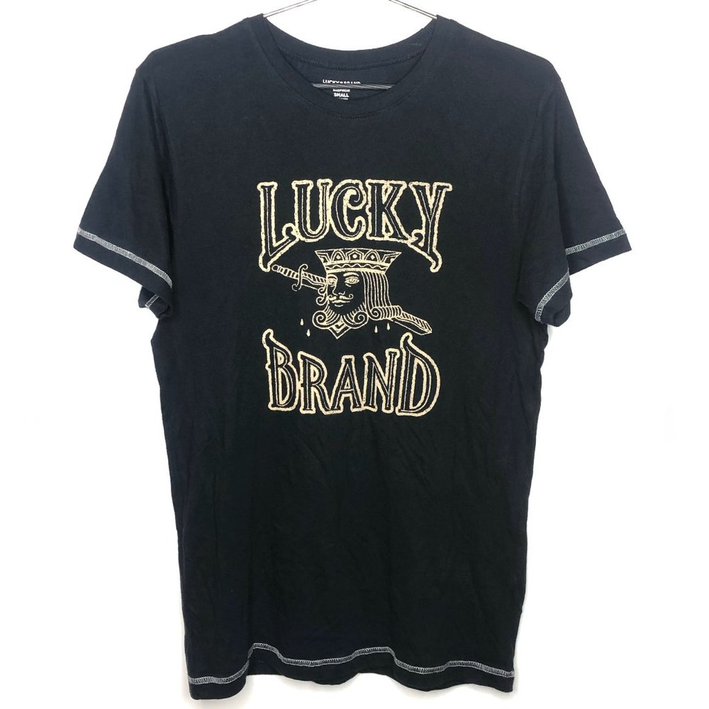 Lucky Brand Sleepwear Black King Sword Shirt